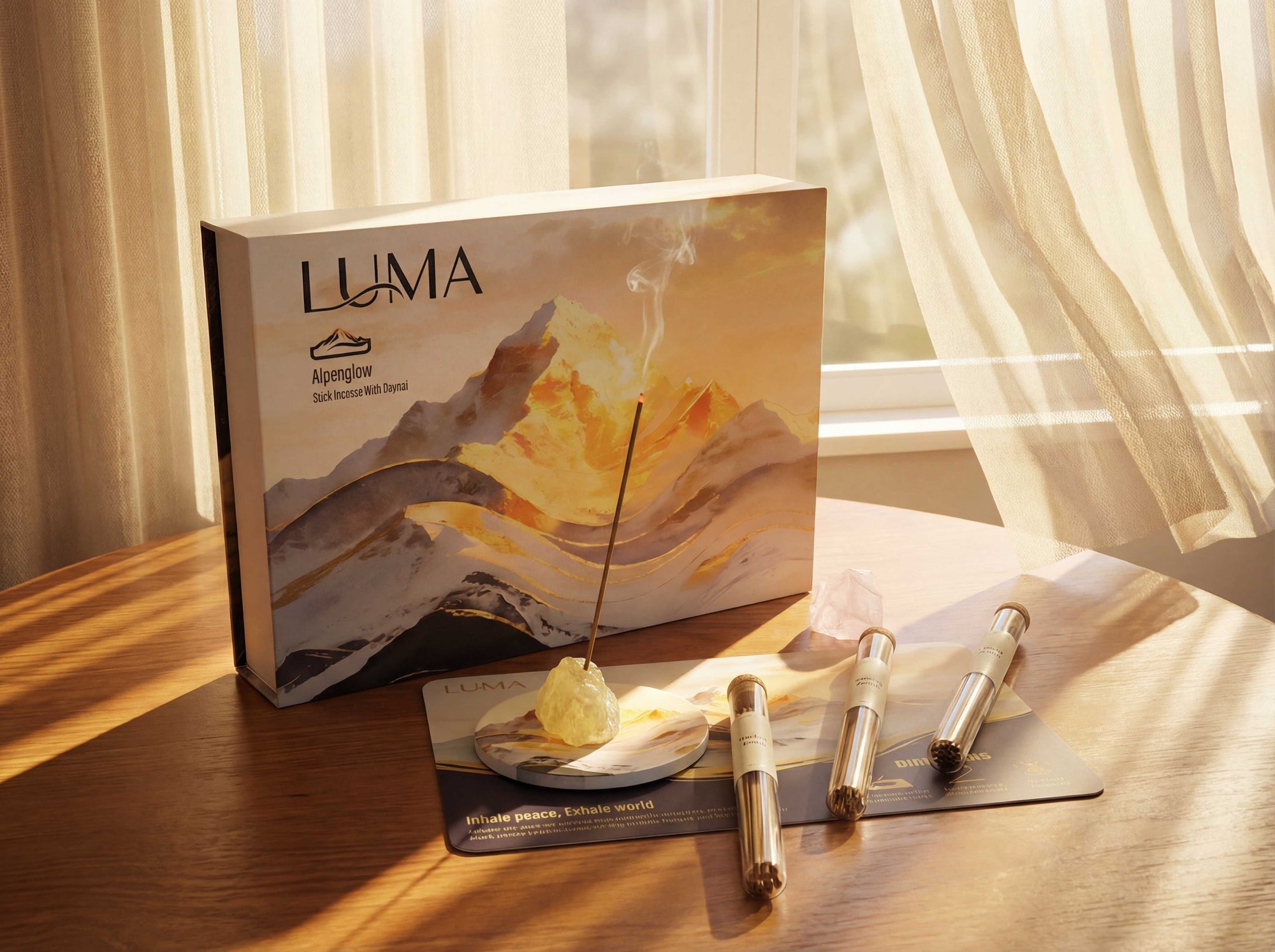 Alpenglow Collection: Crystal Energy Incense Set