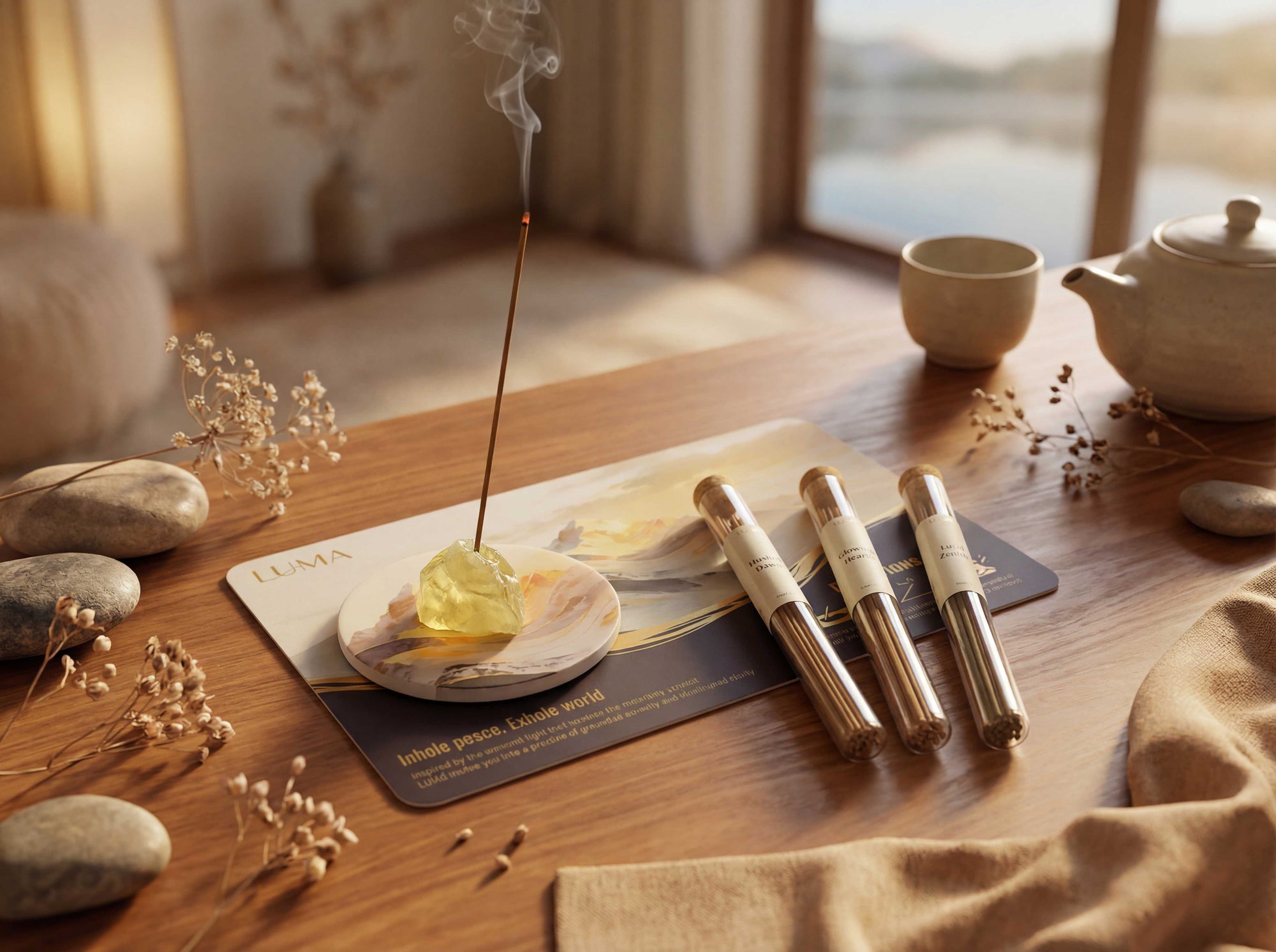 Alpenglow Collection: Crystal Energy Incense Set