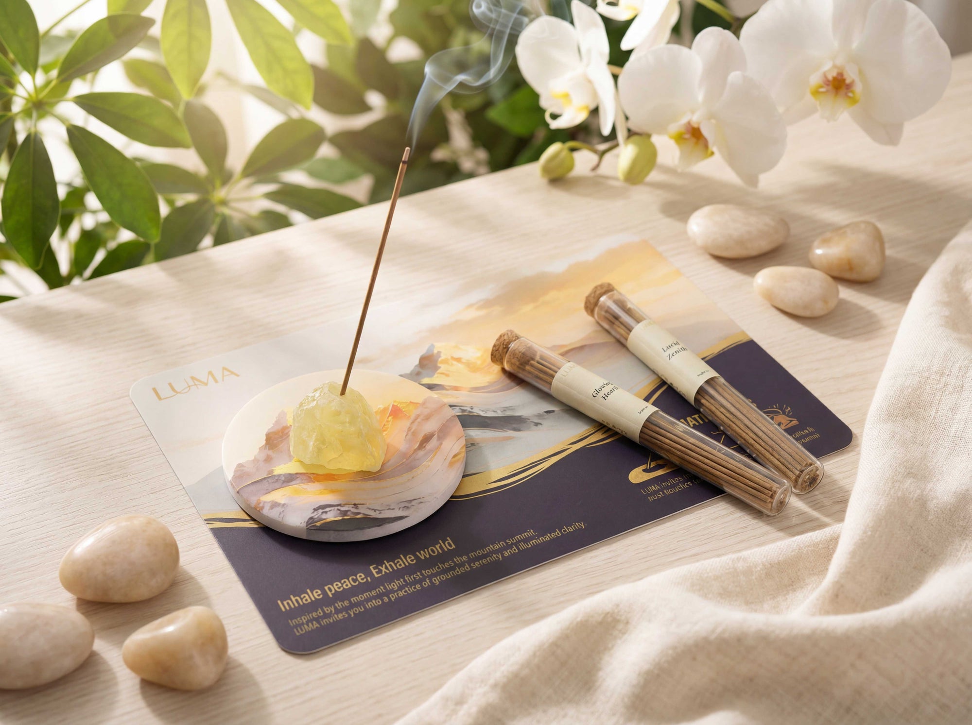 Alpenglow Collection: Crystal Energy Incense Set